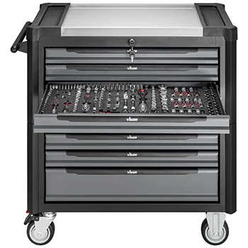 Vigor radionička kolica XL sa 8 fioka, sa 375 profesionalnih alata V4481-X/375-6 Vigor radionička kolica XL sa 8 fioka, sa 375 profesionalnih alata V4481-X/375-6