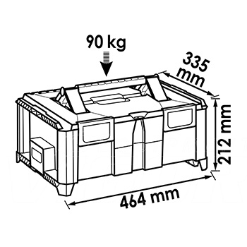 Vigor univerzalni komplet za demontažu radne glavčine u Multibox kutiji V5128-8