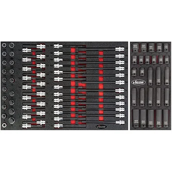 Vigor radionička kolica 1000 XL sa 8 fioka, sa 499 profesionalnih alata V5434-3