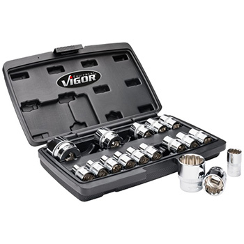 Vigor set dvanaestougaonih gedora 1/2 Vigor set dvanaestougaonih gedora 1/2