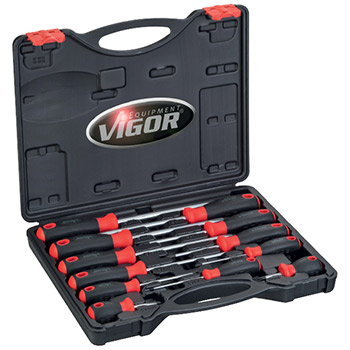 Vigor set šrafcigera 12 kom VI-V4655 Vigor set šrafcigera 12 kom VI-V4655