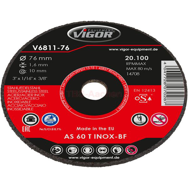 Vigor set reznih ploča 25 komada V6811-76 Vigor set reznih ploča 25 komada V6811-76