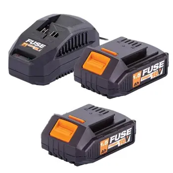Villager Fuse set akumulatorska bušilica VLN 3220 + akumulatorska ubodna testera VLN 1120 + 2x baterija 1.5Ah + punjač 2.4A + Set bitova za FUSE program + torba za alat Villager Jobsite 4047-3