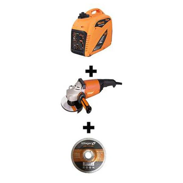 Villager inverterski agregat VGI 2400 + POKLON Villager ugaona električna brusilica 2450 W VPL AG Villager inverterski agregat VGI 2400 + POKLON Villager ugaona električna brusilica 2450 W VPL AG