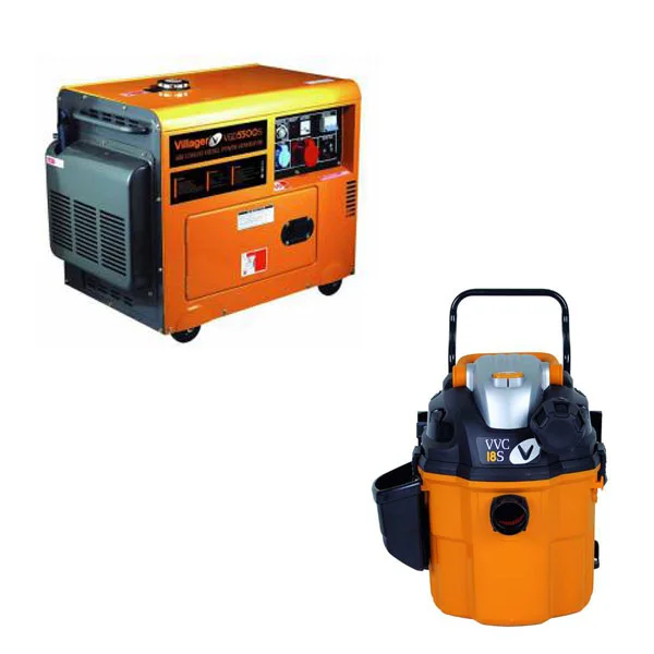 Villager dizel agregat VGD 5500 S + POKLON Električni usisivač 1500 W / Villager 18 L VVC 18 S Villager dizel agregat VGD 5500 S + POKLON Električni usisivač 1500 W / Villager 18 L VVC 18 S