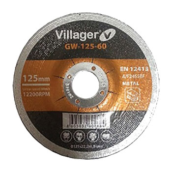 Villager ugaona električna brusilica 125mm VLP 440 + POKLON brusna ploca za metal 125x6 5 komada-2