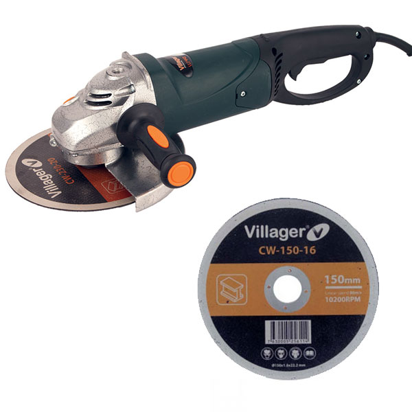 Villager električna brusilica - premium 2200W VLP 442 + POKLON brusna ploča za metal 230X6 mm / 5 KOMADA Villager električna brusilica - premium 2200W VLP 442 + POKLON brusna ploča za metal 230X6 mm / 5 KOMADA