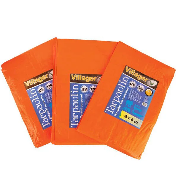 Villager cerada zaštitna narandžasta 120 gr UV 4 x 6 m 007230