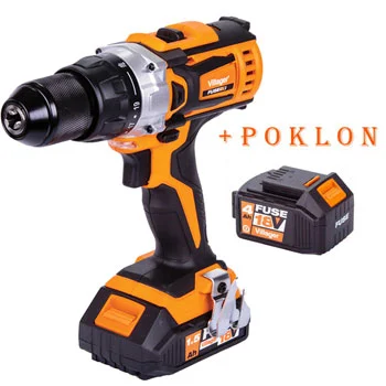 Villager Fuse akumulatorska bušilica/odvijač VLP 5220 058187 + POKLON Villager Fuse baterija 18V 4.0Ah 056371