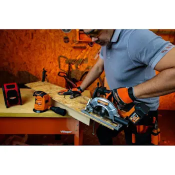 Villager Fuse akumulatorska ručna kružna testera VLN 1620 060100 + POKLON Fuse set baterija 1.5Ah + punjač 2.4A-2