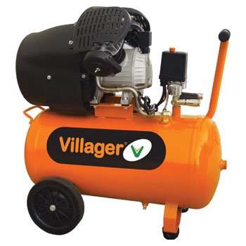 Villager kompresor za vazduh VAT VE 50 L + POKLON ulje za vazdušne komprsore i Villager krstasti odvijač-1