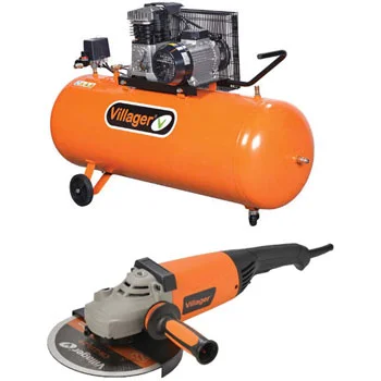 Villager kompresor za vazduh AB 200 / 4 - POKLON ugaona brusilica Villager VPL AG 2450 Villager kompresor za vazduh AB 200 / 4 - POKLON ugaona brusilica Villager VPL AG 2450