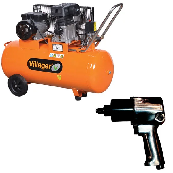 Villager kompresor VAT LE 100L + POKLON Villager pneumatski pištolj 3/4 VAT 1072 Villager kompresor VAT LE 100L + POKLON Villager pneumatski pištolj 3/4 VAT 1072