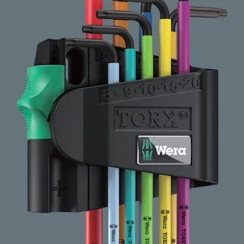 Wera 1x 967/9 TX BO Multicolour set imbus ključeva za zaštićene TORX® vijke/BlackLaser 9/1 05073599001 Wera 1x 967/9 TX BO Multicolour set imbus ključeva za zaštićene TORX® vijke/BlackLaser 9/1 05073599001
