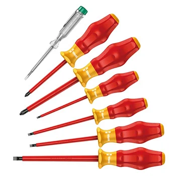 Wera set izolovanih električarskih odvijača 1000V VDE 7/1 1160i/7 VDE Wera set izolovanih električarskih odvijača 1000V VDE 7/1 1160i/7 VDE