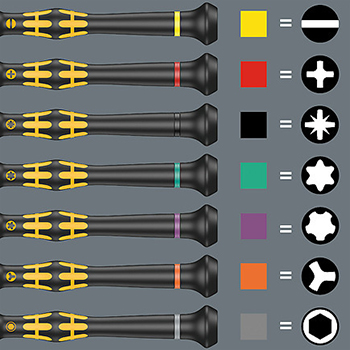 Wera set ESD odvijača za elektroniku 6/1 1550/6 ESD 05030180001-6