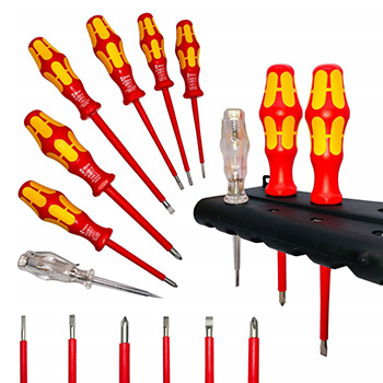 Wera set odvijača Kraftform Plus VDE 7 kom 160 i/7 05006147001 Wera set odvijača Kraftform Plus VDE 7 kom 160 i/7 05006147001