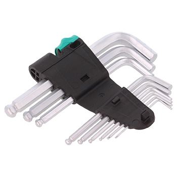 Wera set inbus ključeva sa glavom 1.5-10mm 9/1 950PKS/9 05133163001 Wera set inbus ključeva sa glavom 1.5-10mm 9/1 950PKS/9 05133163001