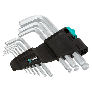 Wera set inbus ključeva sa glavom 1.5-10mm 9/1 950PKS/9 05133163001 Wera set inbus ključeva sa glavom 1.5-10mm 9/1 950PKS/9 05133163001