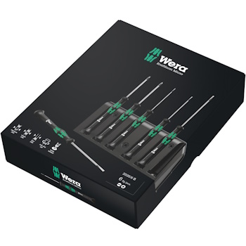 Wera set odvijača i stalak za elektroničare 2035/6 B 6/1 05118152001 Wera set odvijača i stalak za elektroničare 2035/6 B 6/1 05118152001