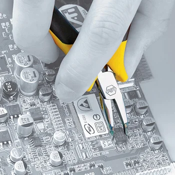 Wiha klešta špic kriva za elektroniku ESD 120mm W26802-4