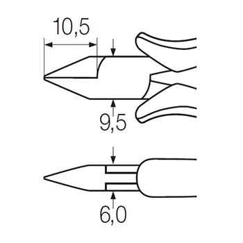 Wiha sečice kose za elektroniku ESD 115mm W26808 Wiha sečice kose za elektroniku ESD 115mm W26808