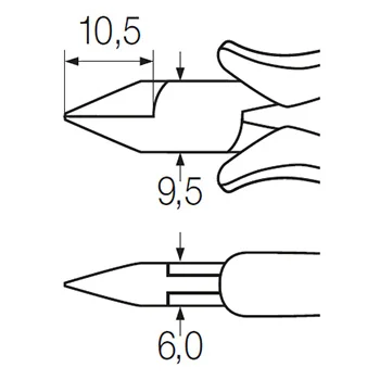 Wiha sečice kose za elektroniku ESD 115mm W26814-4