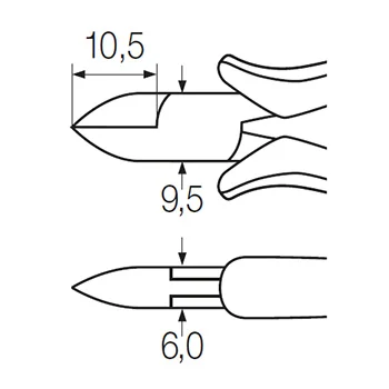Wiha sečice kose za elektroniku ESD 115mm W26826 Wiha sečice kose za elektroniku ESD 115mm W26826
