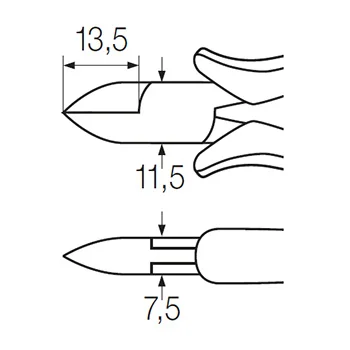 Wiha sečice kose za elektroniku ESD 115mm W26831 Wiha sečice kose za elektroniku ESD 115mm W26831