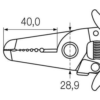 Wiha klešta za blankiranje 0.8-2.6mm 165mm W33471-1