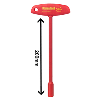 Wiha nasadni ključ sa T ručkom izolovani hex 8x200mm W27932-1