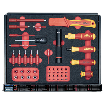 Wiha kolica eMobility sa 113 električarskih alata W44423-2