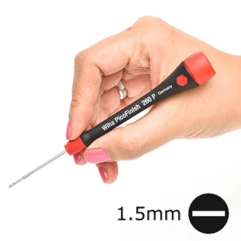 Wiha odvijač ravni PicoFinish 1,5x40 W00478 Wiha odvijač ravni PicoFinish 1,5x40 W00478