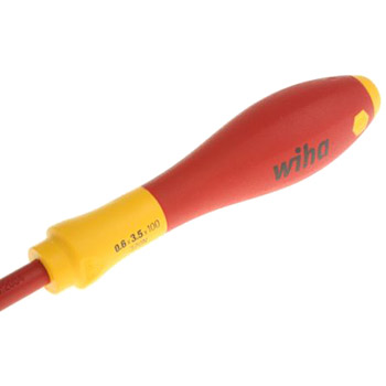 Wiha odvijač ravni VDE SoftFinish 3.5x100 W00822 Wiha odvijač ravni VDE SoftFinish 3.5x100 W00822