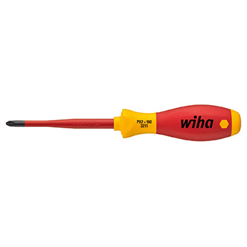 Wiha odvijač krstasti VDE SlimFix SoftFinish PH2x100 W35394 Wiha odvijač krstasti VDE SlimFix SoftFinish PH2x100 W35394