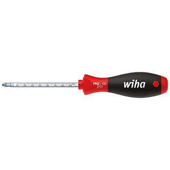 Wiha odvijač krstasti sa skalom SoftFinish PH2x100 W35398 Wiha odvijač krstasti sa skalom SoftFinish PH2x100 W35398