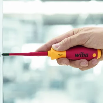 Wiha električarski odvijač tanki SoftFinish® 3.5x100mm W35446 Wiha električarski odvijač tanki SoftFinish® 3.5x100mm W35446