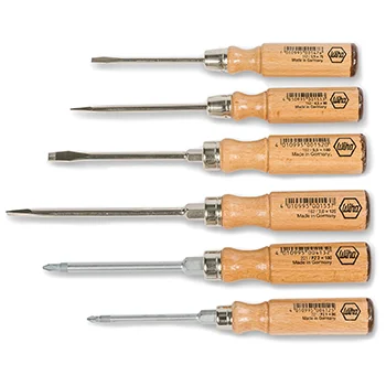 Wiha set odvijača sa drvenom drškom 6 kom W07150 Wiha set odvijača sa drvenom drškom 6 kom W07150