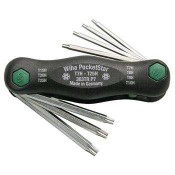 Wiha PocketStar komplet ključeva Torx sa rupom 7 kom W25128-1