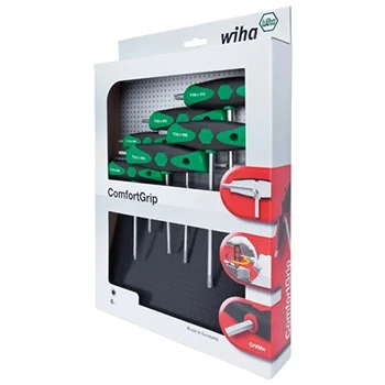 Wiha komplet ključeva Torx sa T ručkom ComfortGrip 6kom W26248 Wiha komplet ključeva Torx sa T ručkom ComfortGrip 6kom W26248