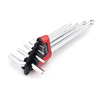 Wiha komplet dugih imbus ključeva na ErgoStar držaču 9 kom W37351 Wiha komplet dugih imbus ključeva na ErgoStar držaču 9 kom W37351