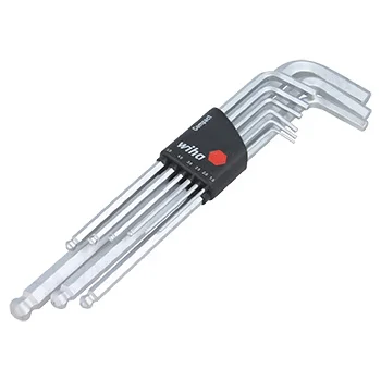 Wiha komplet dugih imbus ključeva na Compact držaču 9kom W01418 Wiha komplet dugih imbus ključeva na Compact držaču 9kom W01418