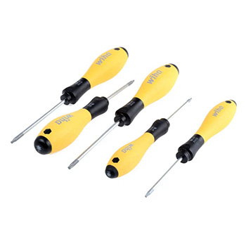 Wiha komplet Torx odvijača SoftFinish ESD 5 kom W27253 Wiha komplet Torx odvijača SoftFinish ESD 5 kom W27253