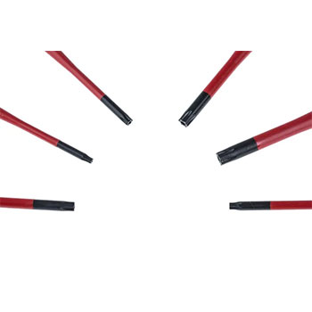 Wiha komplet TORX® Tamper Resistant (sa rupom) odvijača VDE SlimFix SoftFinish 6 kom W41245 Wiha komplet TORX® Tamper Resistant (sa rupom) odvijača VDE SlimFix SoftFinish 6 kom W41245