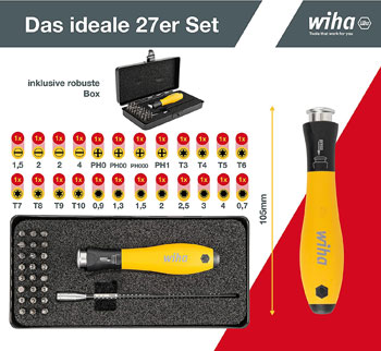 Wiha set bitova 27 delova W33848 Wiha set bitova 27 delova W33848