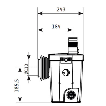 Wilo pumpni sistem za odvođenje otpadne vode HiSewlift 3-35 4191677 Wilo pumpni sistem za odvođenje otpadne vode HiSewlift 3-35 4191677