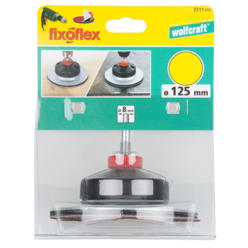 Wolfcraft brusni tanjir Fixoflex prihvat 8mm 2211000 Wolfcraft brusni tanjir Fixoflex prihvat 8mm 2211000