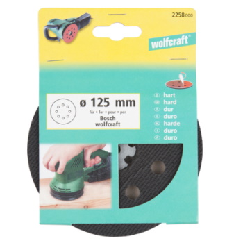 Wolfcraft prijanjajući brusni tanjir standard za excenter brusilice 125mm 2258000 Wolfcraft prijanjajući brusni tanjir standard za excenter brusilice 125mm 2258000