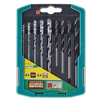 Wolfcraft burgije višenamenska ø3-8mm set 9/1 7116000 Wolfcraft burgije višenamenska ø3-8mm set 9/1 7116000