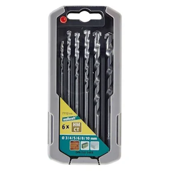 Wolfcraft burgije za kamen HM ø3-10 mm set 6/1 7112000 Wolfcraft burgije za kamen HM ø3-10 mm set 6/1 7112000